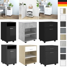 Rollcontainer Rollschrank Büro Schrank Beistellschrank Kommode Schreibtisch