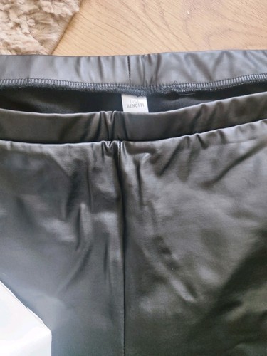 Leder leggings damen schwarz - leggings,