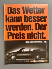 Sixt Opel Astra Cabrio Wetter