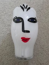 Vase Kosta Boda, weiß „Open