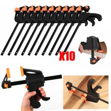 10x Einhandzwinge Schnellspannzwinge Klemmzwinge Schraubzwingen Holz Zwingen