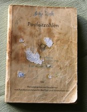 Postleitzahlenbuch aus 1961