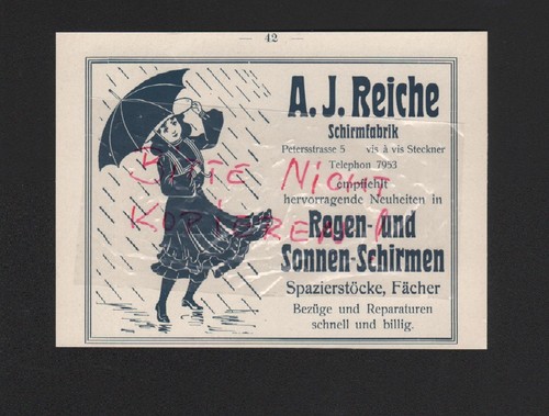 Leipzig werbung 1911 j - werbung, a.