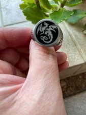🔥Alchemy Gothic "Wyverex" Drachen Siegelring🐉 - Größe Y Selten & Stylisch!🖤