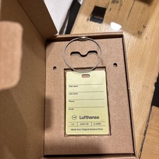 Lufthansa Upcycling Collection A321-131 D-AIRD Baggage Tag Neu