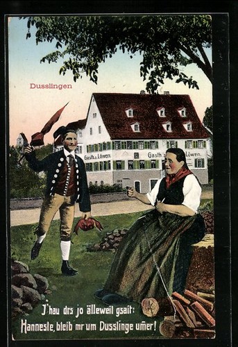 Dusslingen ansichtskarte - dusslingen,,