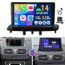 32G Für Renault Megane III 2009-2014 CarPlay Android 14 Autoradio GPS NAVI +kam