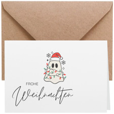 ZETTMANN® 20er Premium Weihnachtskarten mit Umschlag Set Lustig Weihnachtskarten