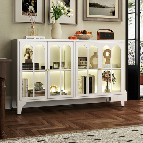 Steel buffet sideboard cabinet - buffet,