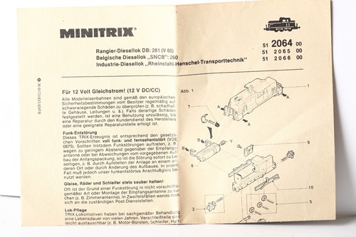 Minitrix spur anleitung - n,