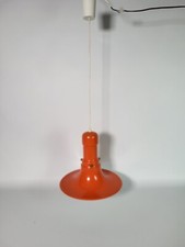 Mid Century Hängelampe Orange