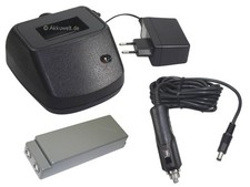 Ladegerät Akku Scanreco Set