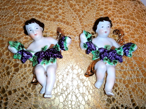 Neundorf putto porzellan - 2x,