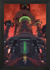 Samurai Anime Gerahmtes