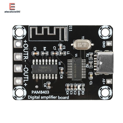 Typ mini pam8403 - typ-c, bluetooth