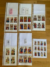 6 seltene alte Tarot de