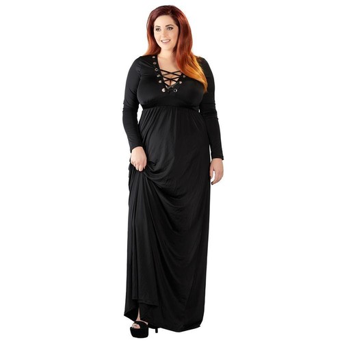 Kleid bodenlang weich