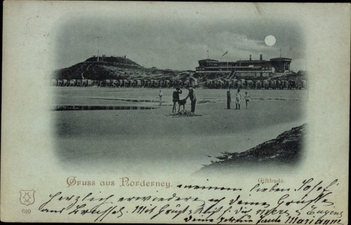 Mondschein nordseebad - ak,