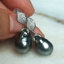 Tahiti Perlen Ohrringe