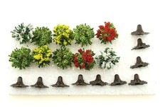 Jordan Modellbau - N/H0: 10 Büsche, blühend, 1 cm - NEU + OVP (JO 9B)