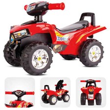 Rutscher Kinderfahrzeug Rutschauto Kinderauto babyauto Quad rot