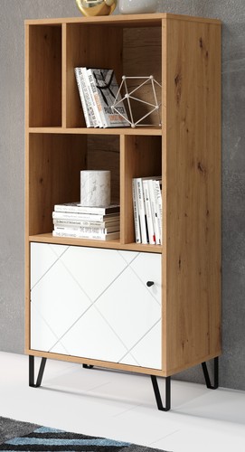 Regalschrank eiche artisan - regalschrank,
