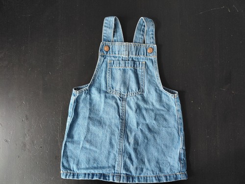Latzkleid 80 jeanskleid - gr.,