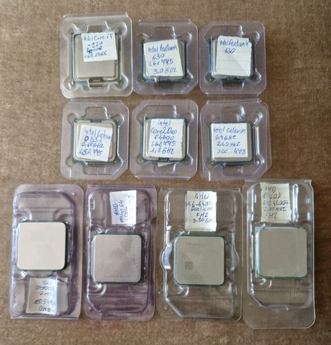 Cpu konvolut 10x intel amd - /,