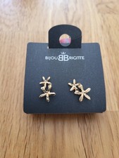 Ohrringe Blumen in gold von Bijou Brigitte - Modeschmuck