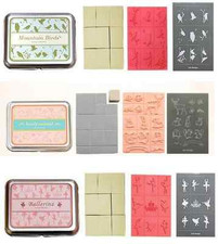 12 Stempel Set Vogel Tiere