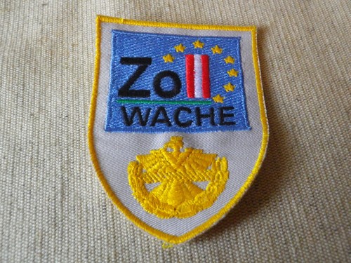 Stoffabzeichen zoll wache - stoffabzeichen,
