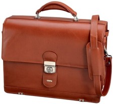 Alassio Aktentasche MOCCA Businesstasche Laptop Leder cognac 47124 - B-Ware