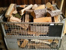 2 Boxen Brennholz,Anfeuer-Scheidholz Fichte,Kiefer,buche ,birke