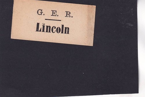 Lincoln great east railway - -,