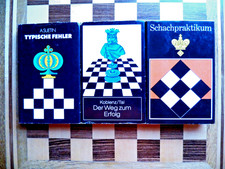 Konvolut, drei DDR Schachbücher