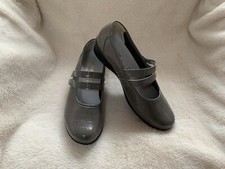Vitaform * Ballerina Mary Jane * Gr. 41 * Lackleder grau * QVC