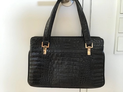 Vintage henkeltasche schwarz - henkeltasche,