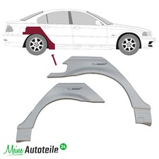 2x Radlauf Reparaturblech Kotflügel für BMW E46 3er Bj. 98-05 Limo Kombi / Paar