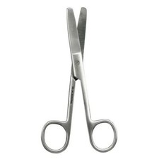 Chirurgische Schere Gebogen Stumpf-Stumpf Medizinisches Instrument Edelstahl