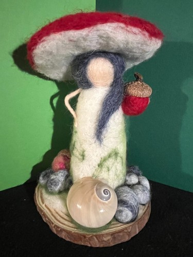 Handgefertigte filzfigur - 🍄,