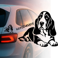 Auto Aufkleber | Basset Hound