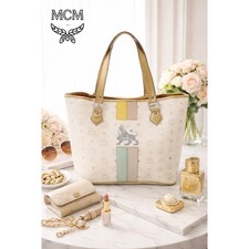 MCM Princess Lion Shopper Tote