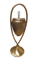 40er 50er  Stand Schleuder Aschenbecher Höhe 59 cm Messing Tulip Fuß 40s 50s