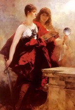 Oil painting hermann kaulbach