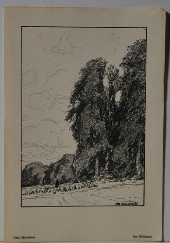 Otto ubbelohde lithografie - otto, o