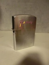 Altes Feuerzeug Tischfeuerzeug mit Framus Reklame 17cm