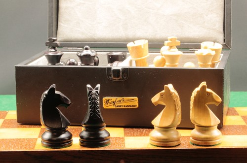 Schachspiel kasparov guigou - schachspiel,