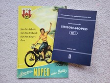 Prospekt u. Bedienungsanleitung 1956 Simson SR 1 Kopie für Schrauber Bastler etc