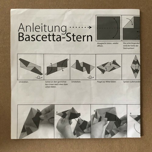 Bascetta stern basteln - bascetta-stern, |