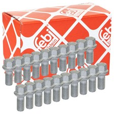 Febi 20 x Radbolzen Radschrauben für Mercedes CLS C-Klasse SLK Vito Viano CLA GL